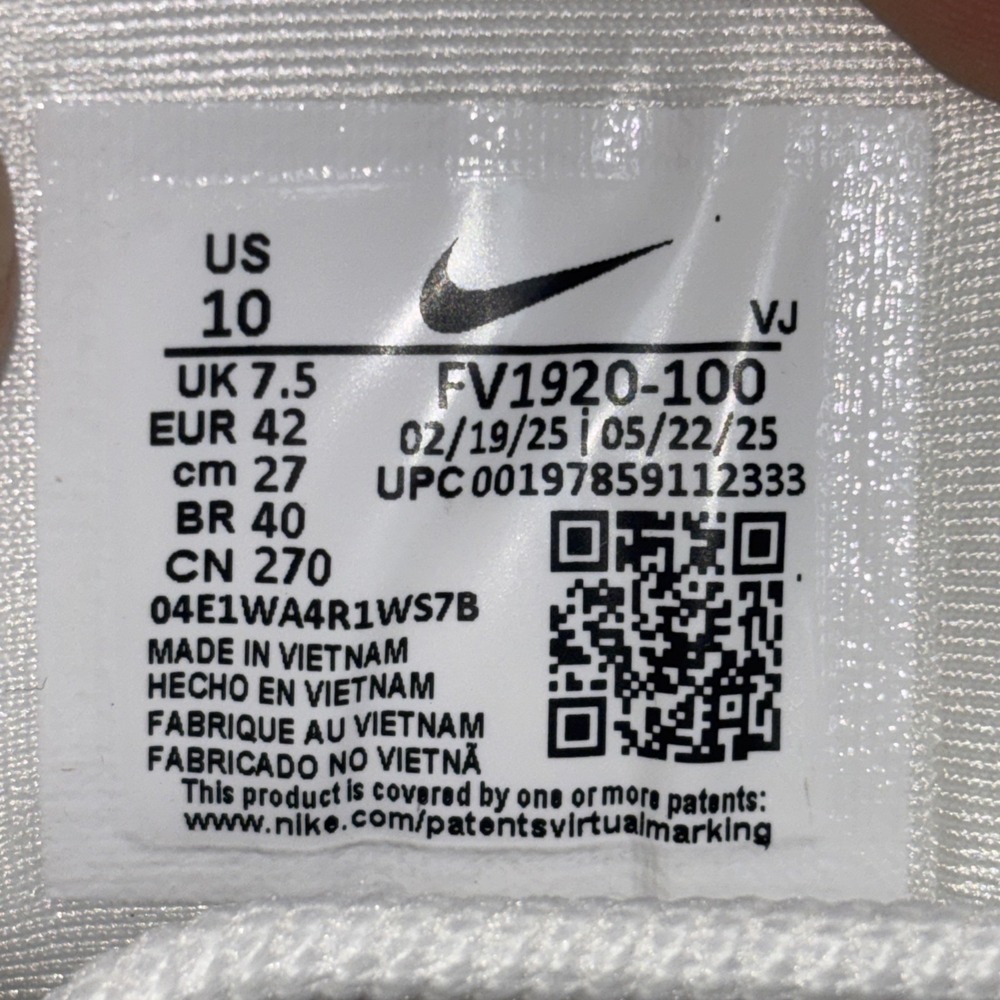 Nike Air Max Muse White Metallic Silver Sneaker FV1920-100 Women's Size 10 - Picture 9 of 11